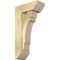 Ekena Millwork Olympic Slat Rough Sawn Bracket w/ Offset Brace, Douglas Fir, 6"W x 14"D x 26"H BKT0604X14X26OLY06RDF - alternate 1